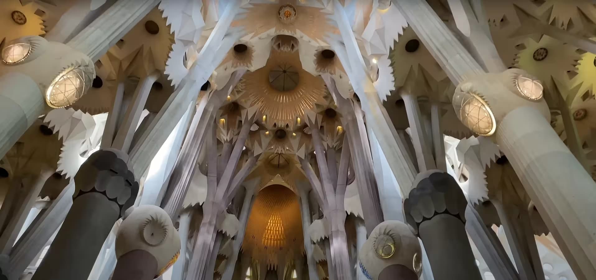Sagrada Familia exterior architecture and towers